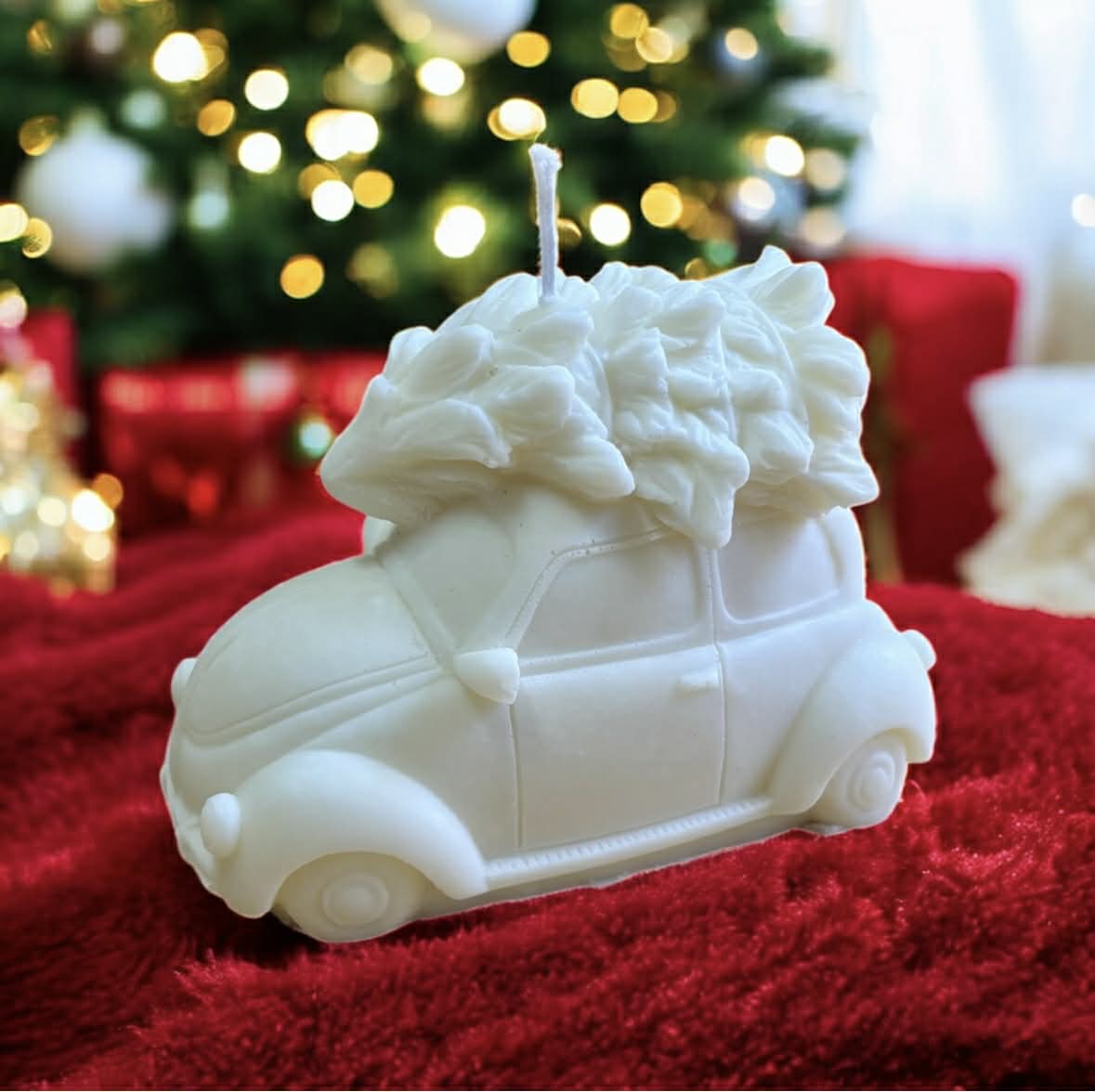 Driving Home for Christmas- Large Candle