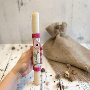 Baby Pink Eye- Πασχαλινή Λαμπάδα