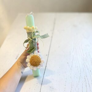 Knitted Heliotrope- Πασχαλινή Λαμπάδα