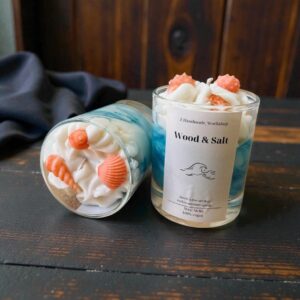 Wood & Salt- Dessert Candle