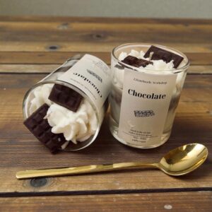 Chocolate- Dessert Candle