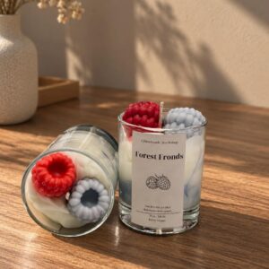 Forest Fronds- Dessert Candle